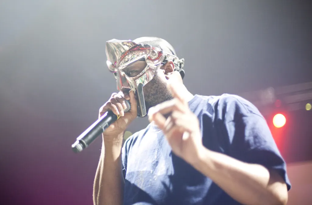 MF DOOM performing at Brixton Academy, London